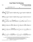 What Makes You Beautiful - Bass