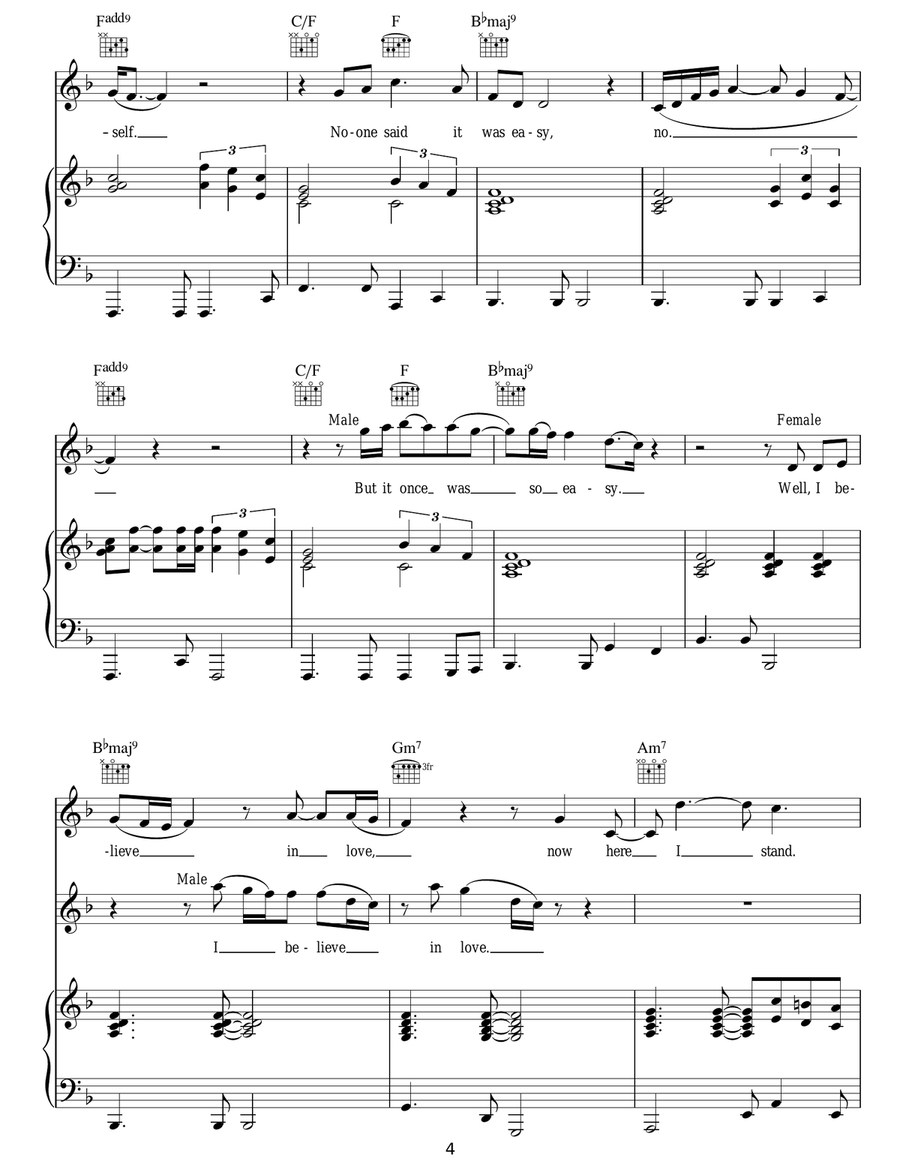 On My Own On My Own Acoustic Guitar scores gallery preview page 4