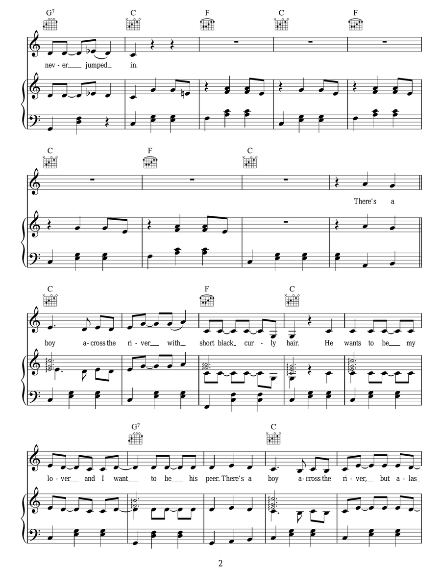 Alas I Cannot Swim Alas I Cannot Swim Acoustic Guitar scores gallery preview page 2