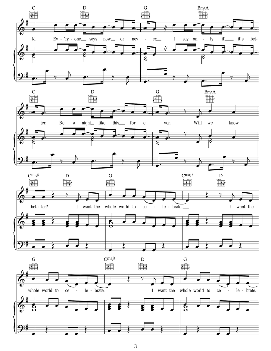 Celebrate Celebrate Acoustic Guitar scores gallery preview page 3