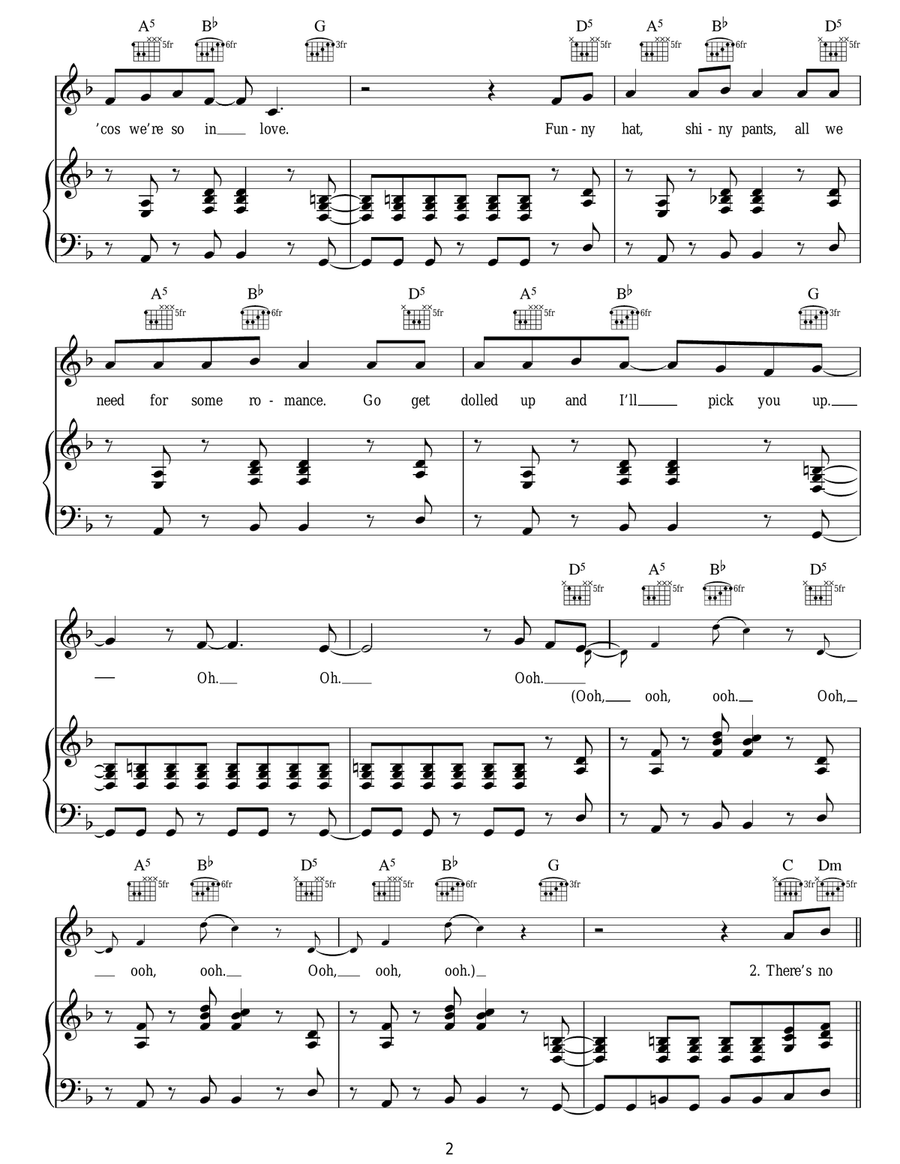 No Tomorrow No Tomorrow Acoustic Guitar scores gallery preview page 2