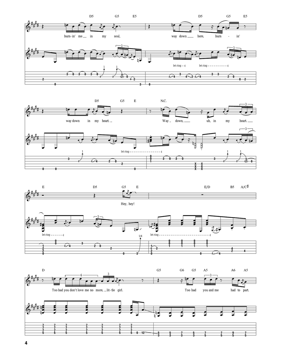 Hear My Train A Comin' Hear My Train A Comin' Acoustic Guitar scores gallery preview page 4