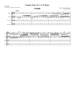 English Suite No. 5 in E Minor Prelude