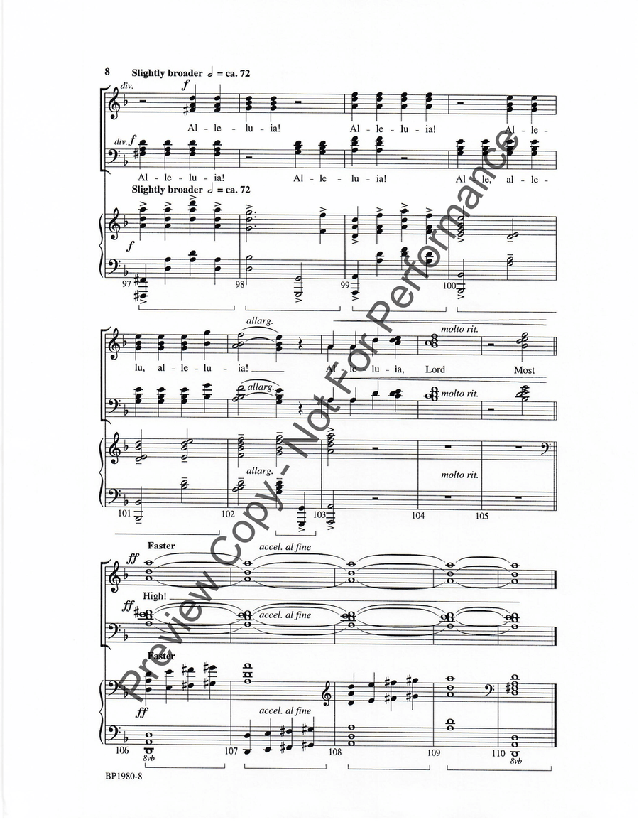 Let All Mortal Flesh Keep Silence - SATB 4-Part scores gallery preview page 8