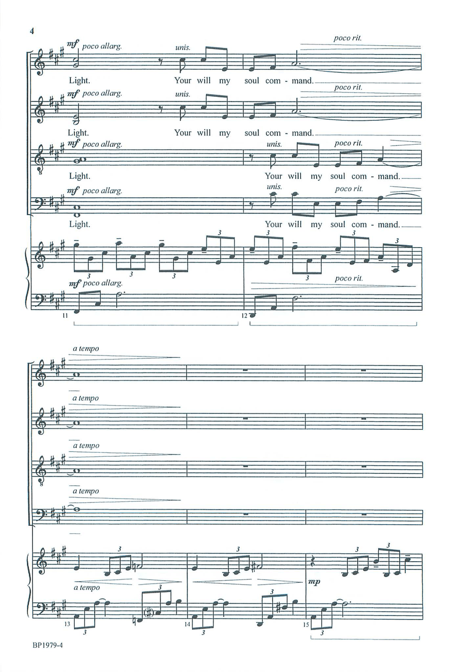 The Gate of Heaven The Gate of Heaven 4-Part scores gallery preview page 5