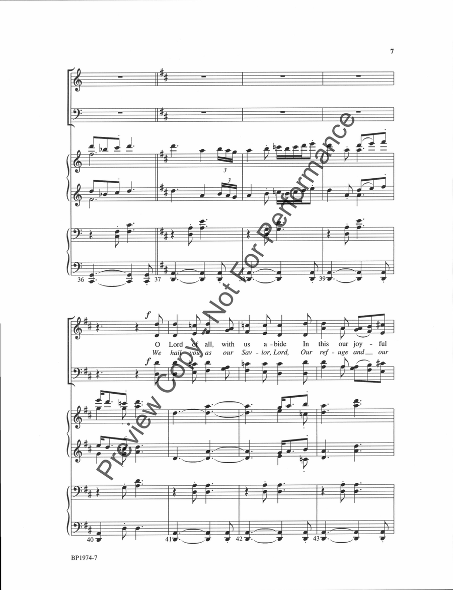 Gaelic Alleluia - SATB Gaelic Alleluia - SATB 4-Part scores gallery preview page 7