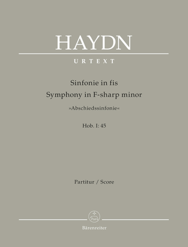 Symphony F-sharp minor Hob. I:45 