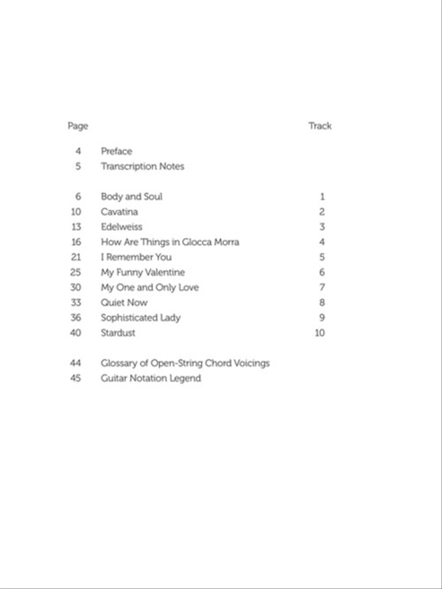 Gene Bertoncini Plays Jazz Standards Electric Guitar scores gallery preview page 2