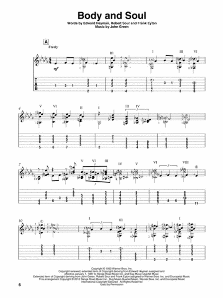 Gene Bertoncini Plays Jazz Standards Electric Guitar scores gallery preview page 3