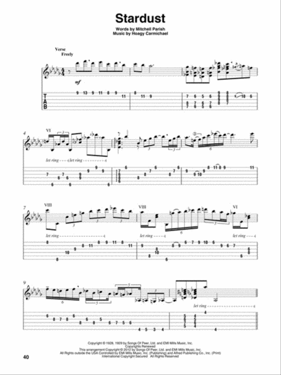 Gene Bertoncini Plays Jazz Standards Electric Guitar scores gallery preview page 5