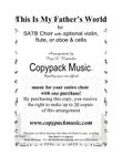 This Is My Father's World