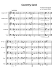 Two Solemn Carols - Coventry Carol / Personent Hodie