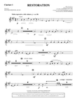 Restoration - Bb Clarinet 1