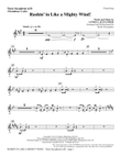 Rushin' In Like A Mighty Wind! - Tenor Sax (sub. Tbn 2)