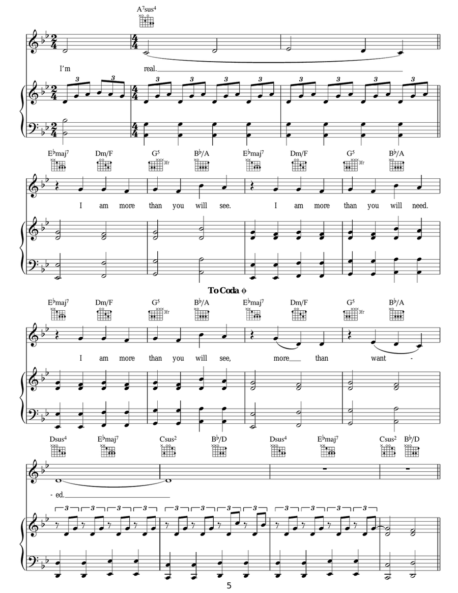 Wanted Wanted Acoustic Guitar scores gallery preview page 5
