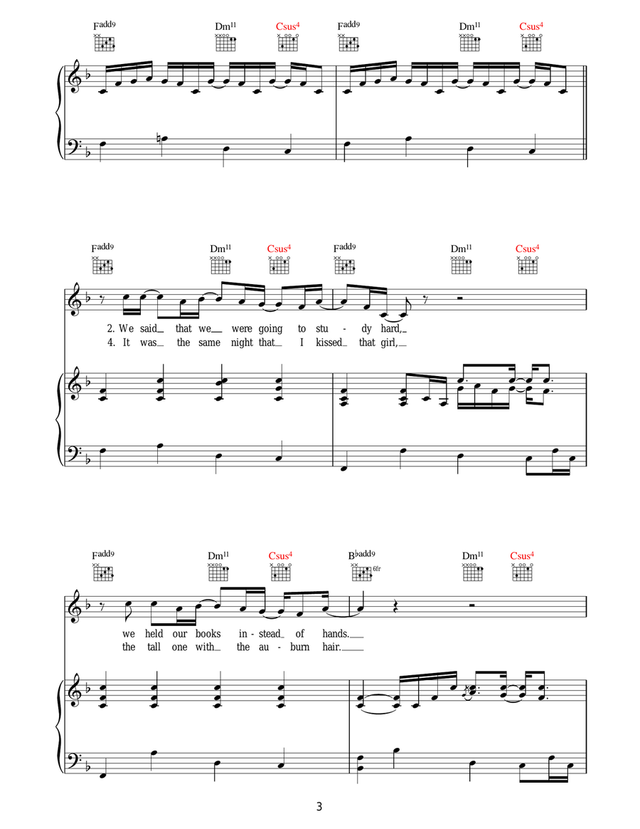 Photograph Photograph Acoustic Guitar scores gallery preview page 3