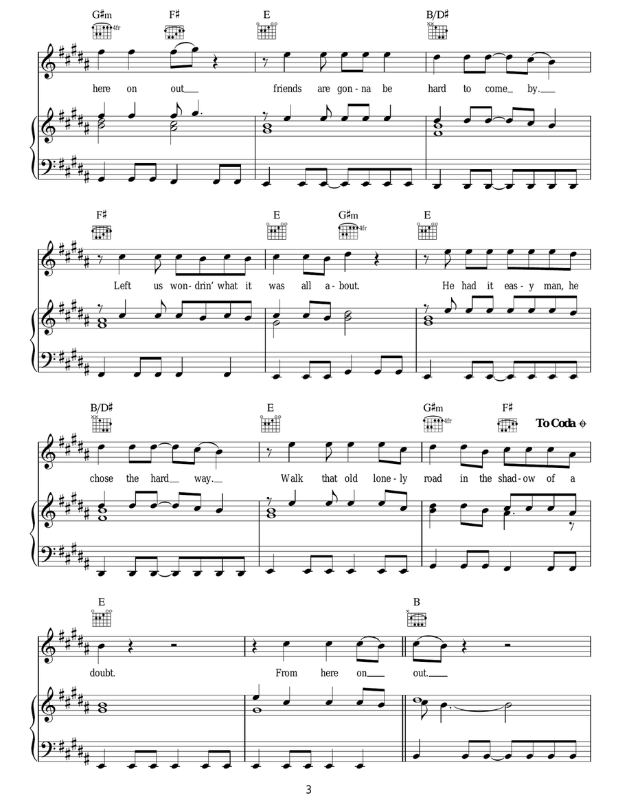 From Here On Out From Here On Out Acoustic Guitar scores gallery preview page 3