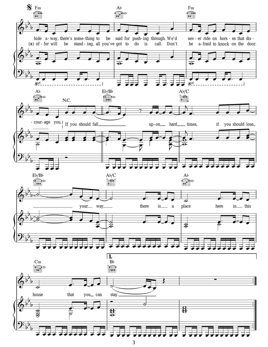 Deadlines And Commitments Acoustic Guitar scores gallery preview page 3