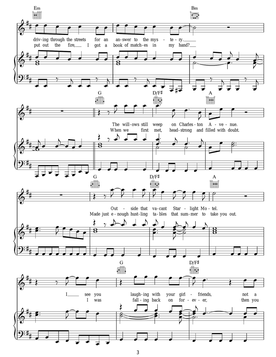 A Matter Of Time A Matter Of Time Acoustic Guitar scores gallery preview page 3