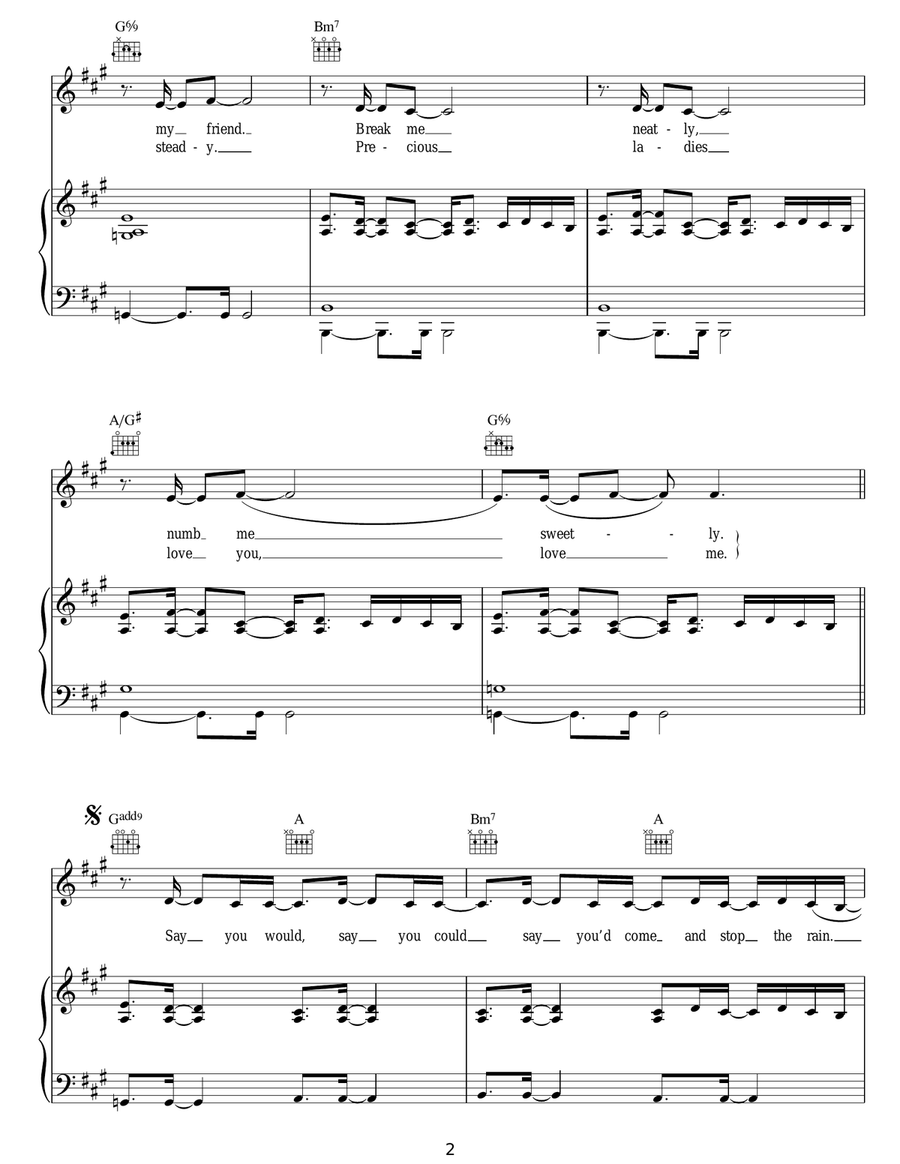 Sway Sway Acoustic Guitar scores gallery preview page 2