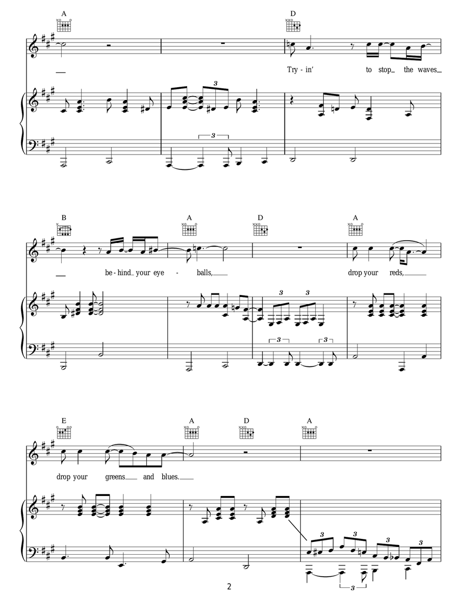 Sweet Virginia Sweet Virginia Acoustic Guitar scores gallery preview page 2