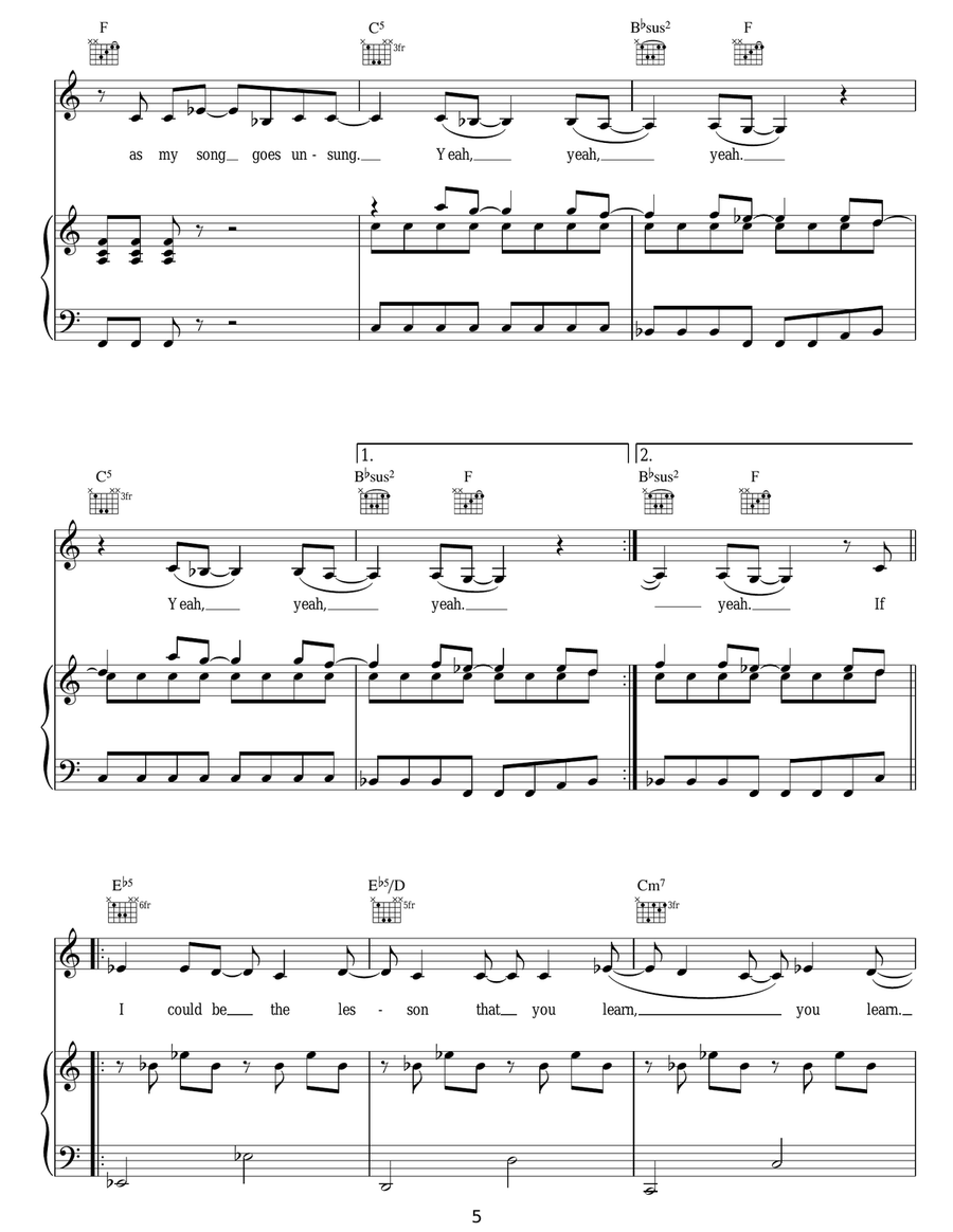Unsung Unsung Acoustic Guitar scores gallery preview page 5