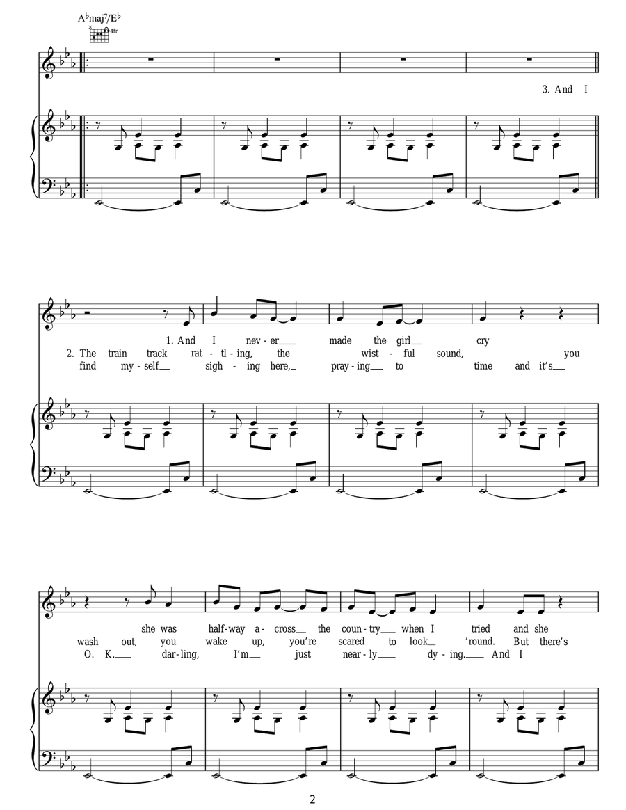 The Last Bus The Last Bus Acoustic Guitar scores gallery preview page 2