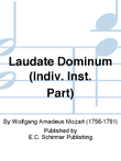 Vesperae solennes de Confessore: Laudate Dominum (O Praise Jehovah), K. 339 (Violin II Replacement Part) mini preview
