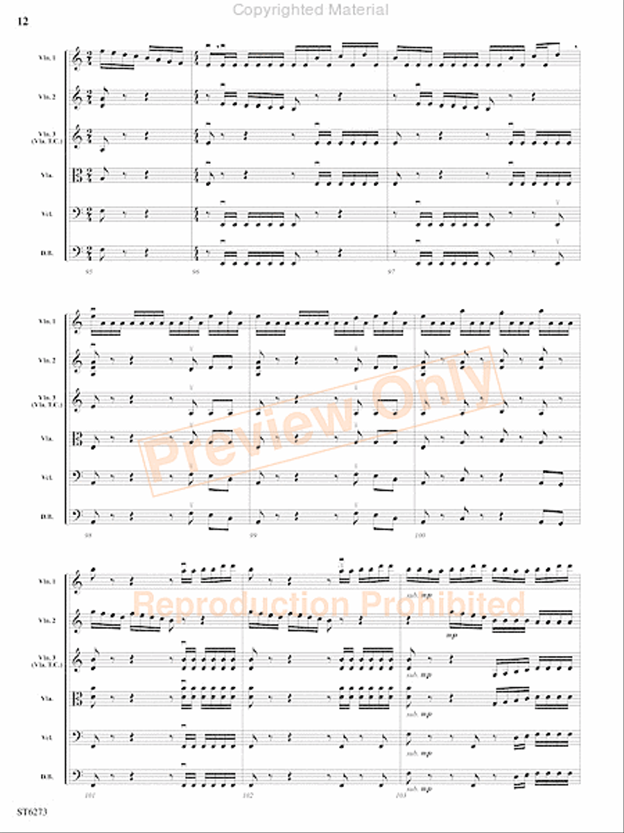 Heart of Fire Heart of Fire String Orchestra scores gallery preview page 13