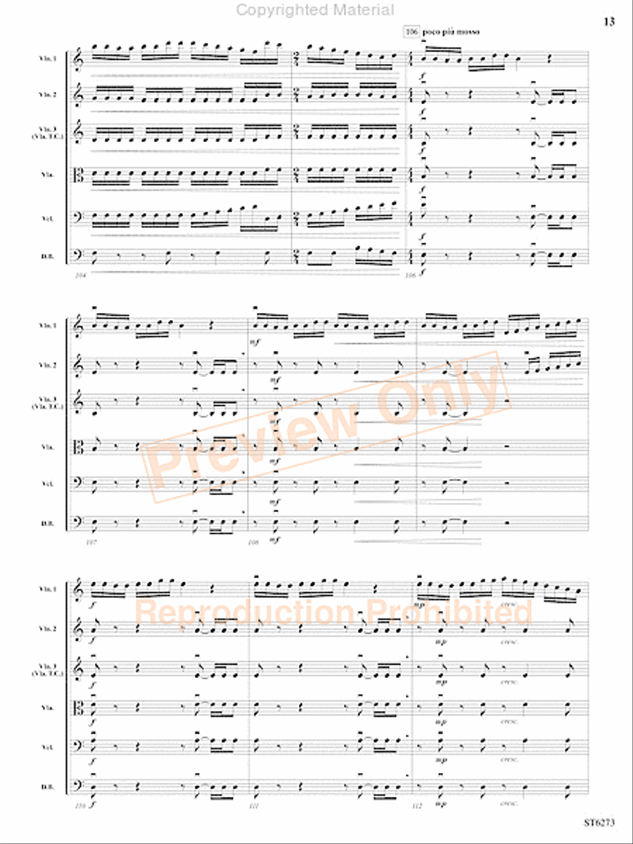 Heart of Fire Heart of Fire String Orchestra scores gallery preview page 14