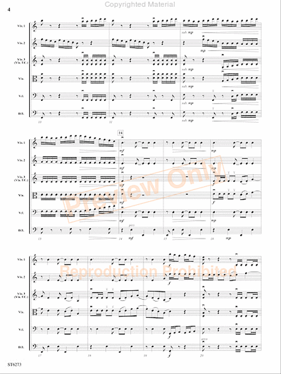 Heart of Fire Heart of Fire String Orchestra scores gallery preview page 5