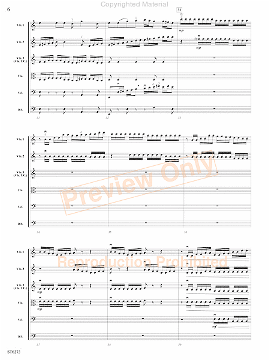 Heart of Fire Heart of Fire String Orchestra scores gallery preview page 7