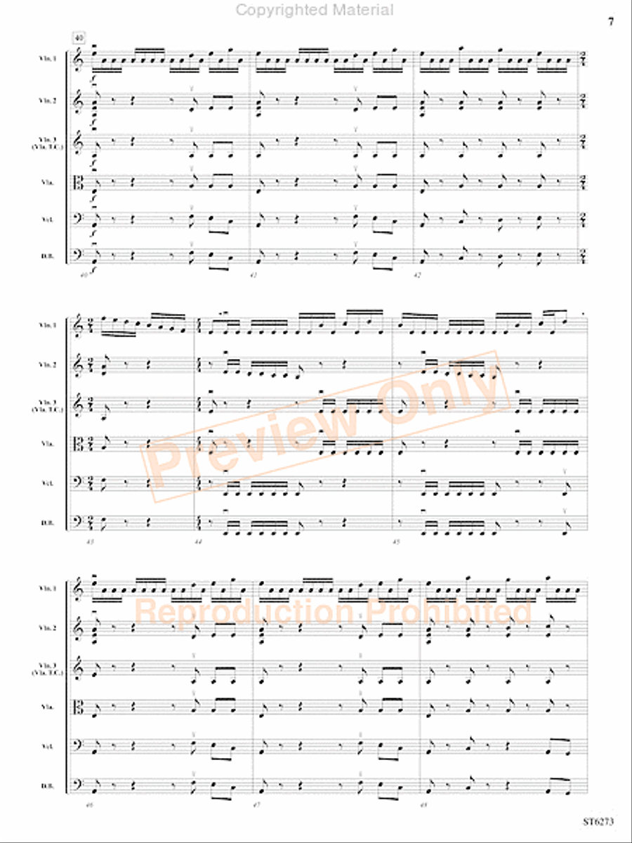 Heart of Fire Heart of Fire String Orchestra scores gallery preview page 8
