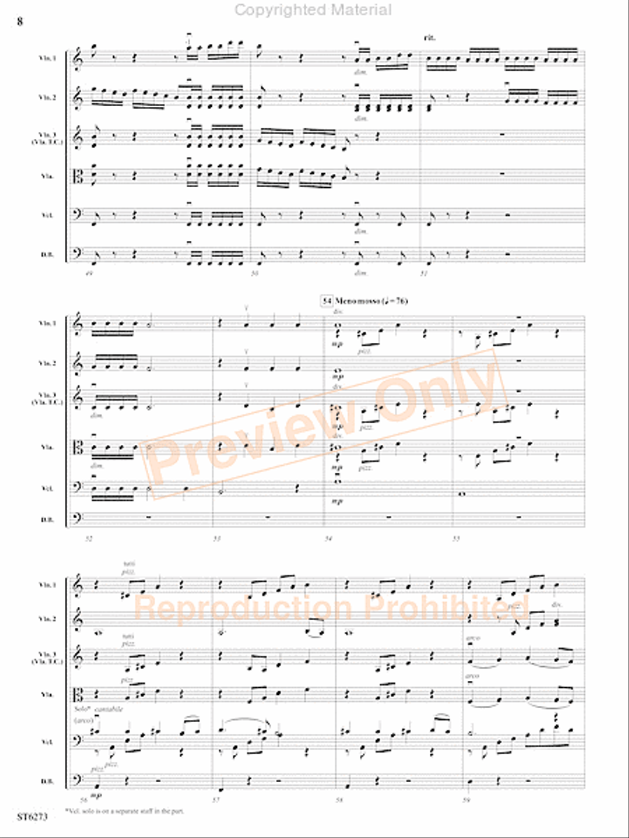 Heart of Fire Heart of Fire String Orchestra scores gallery preview page 9