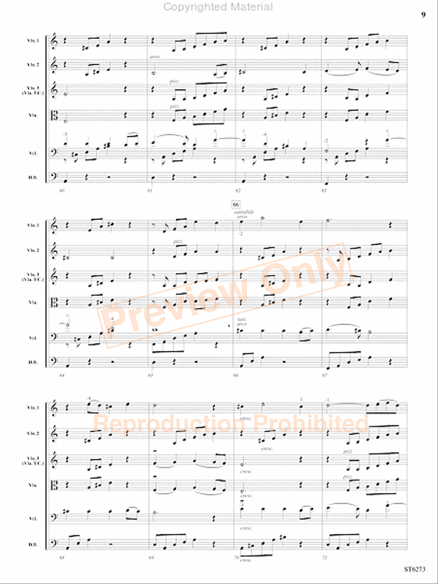 Heart of Fire Heart of Fire String Orchestra scores gallery preview page 10