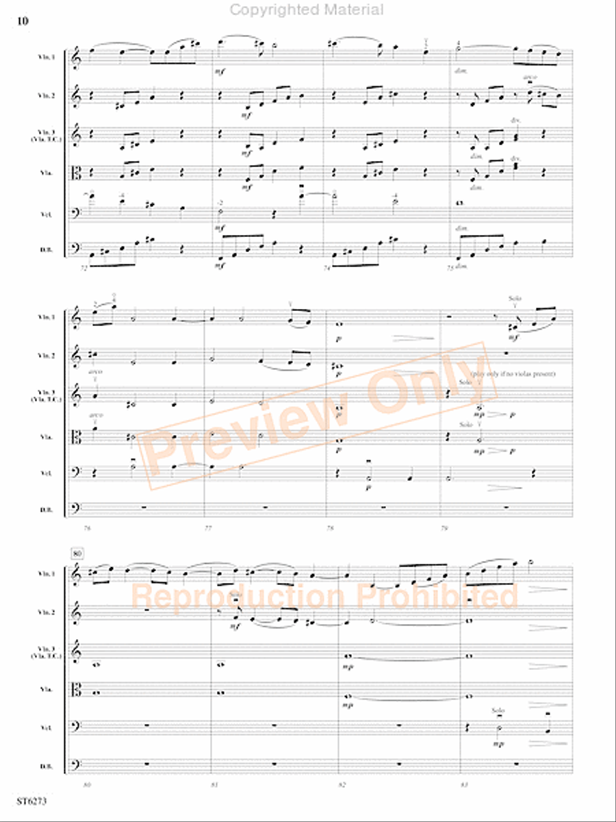 Heart of Fire Heart of Fire String Orchestra scores gallery preview page 11