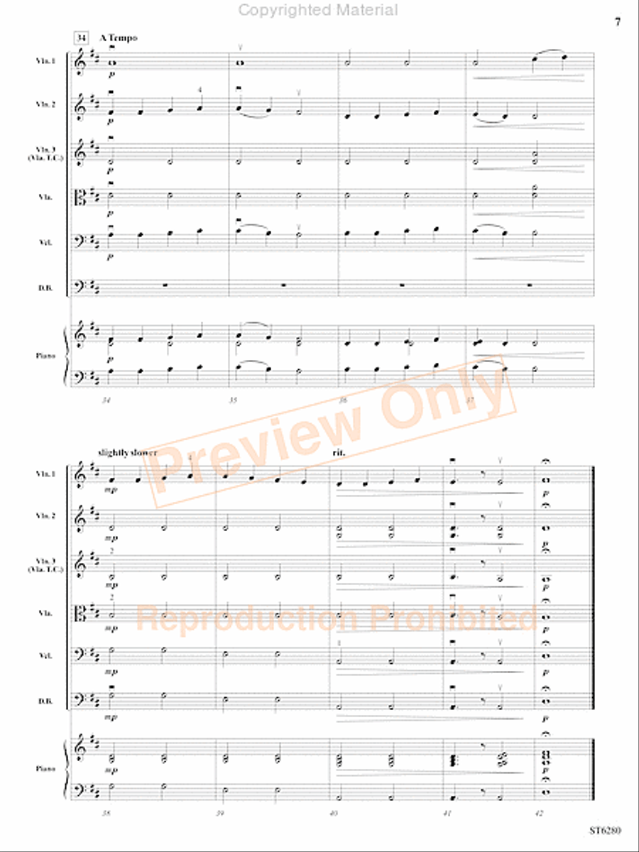 A Beethoven Lullaby A Beethoven Lullaby String Orchestra scores gallery preview page 8