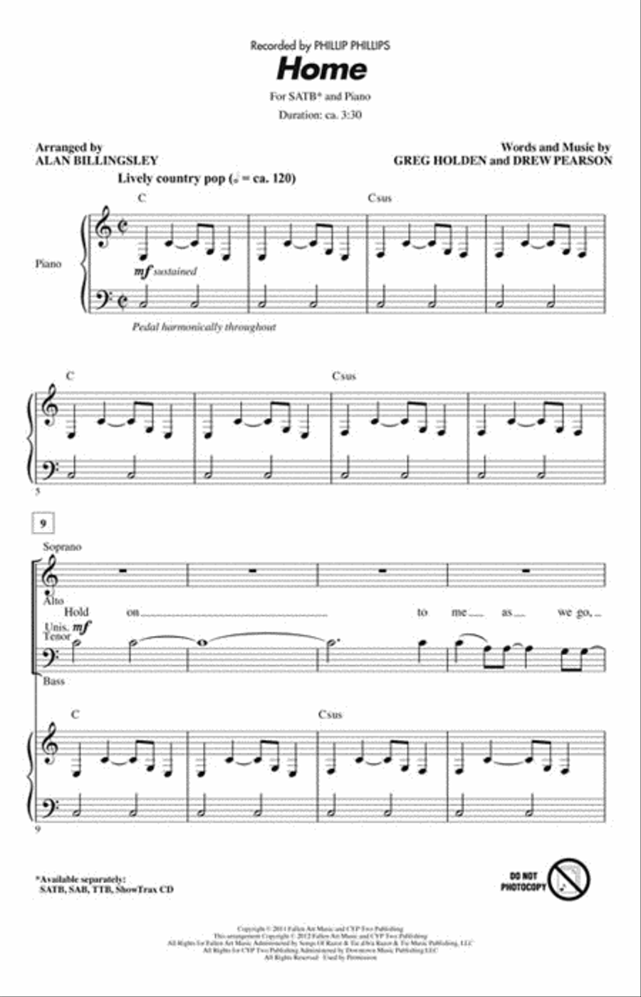 Home Home 4-Part scores gallery preview page 2