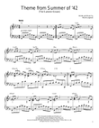 Theme From Summer Of '42 (The Summer Knows)