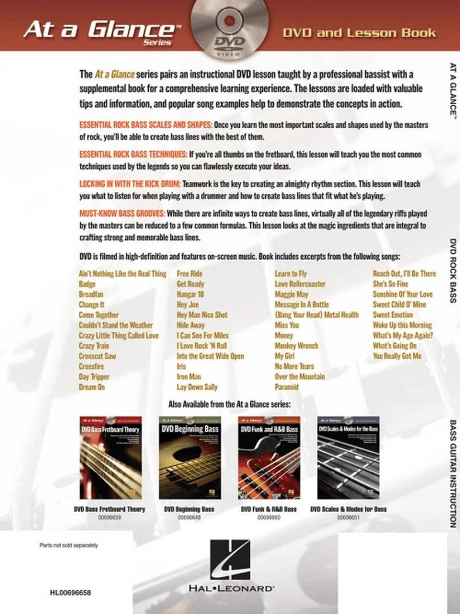 Rock Bass – At a Glance by Various Bass Guitar Tablature - Sheet Music page 7
