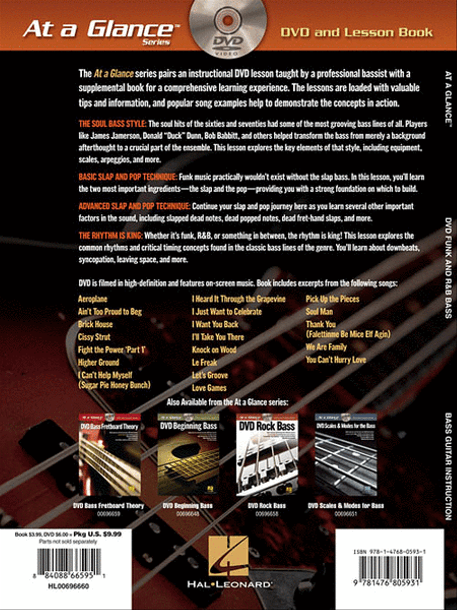 Funk and R&B Bass - At a Glance Electric Guitar scores gallery preview page 2