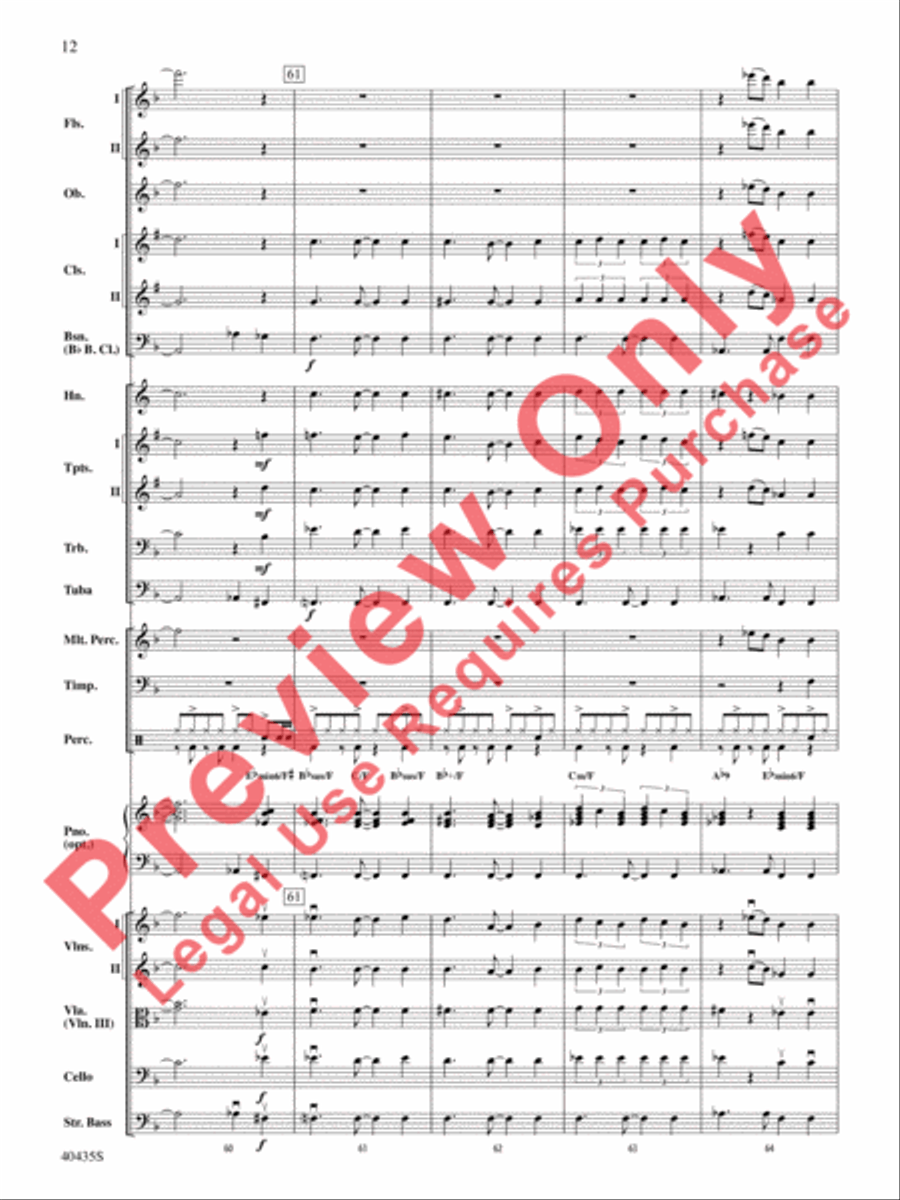 Let Me Be Your Star Let Me Be Your Star Full Orchestra scores gallery preview page 13