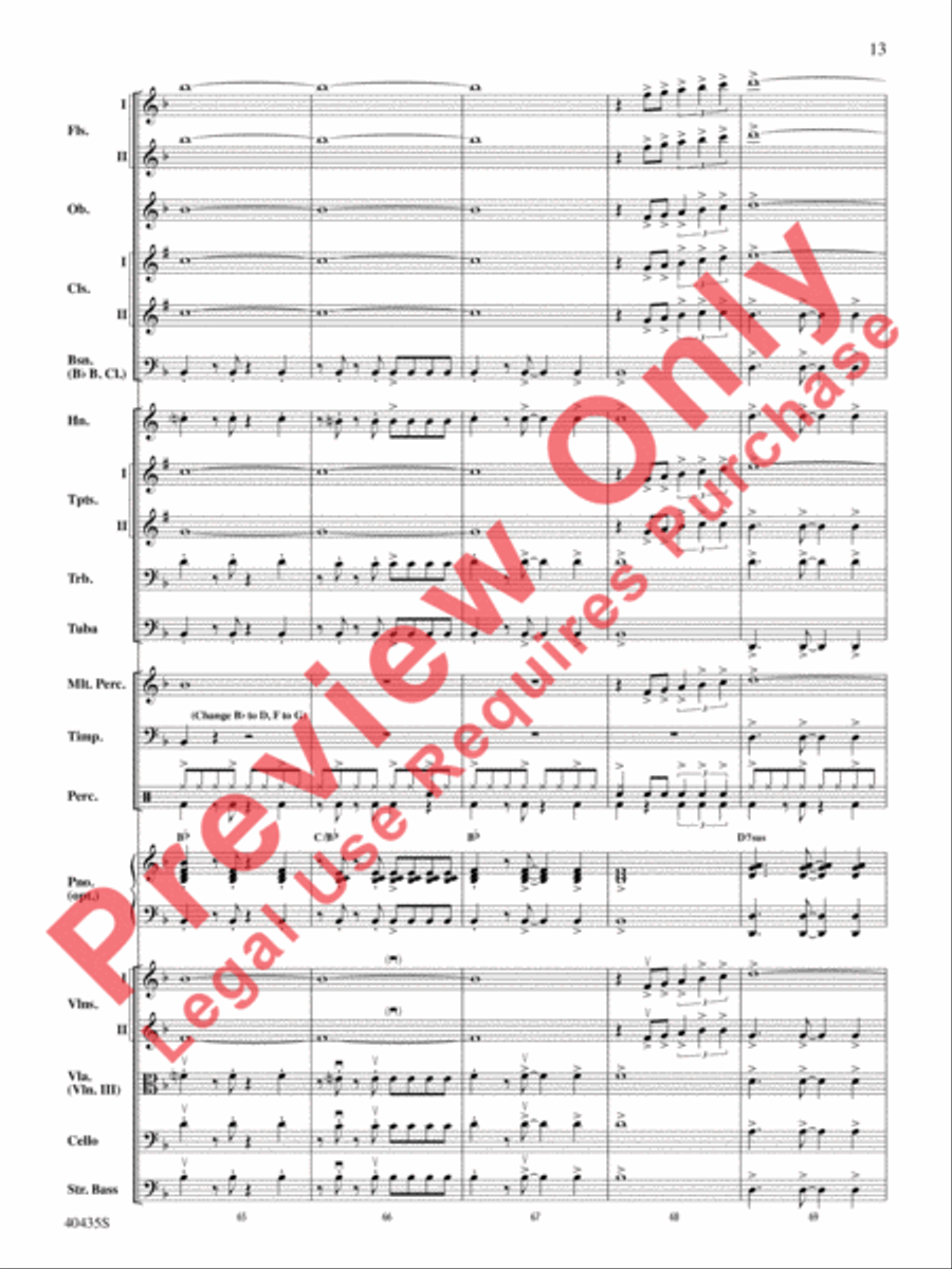 Let Me Be Your Star Let Me Be Your Star Full Orchestra scores gallery preview page 14