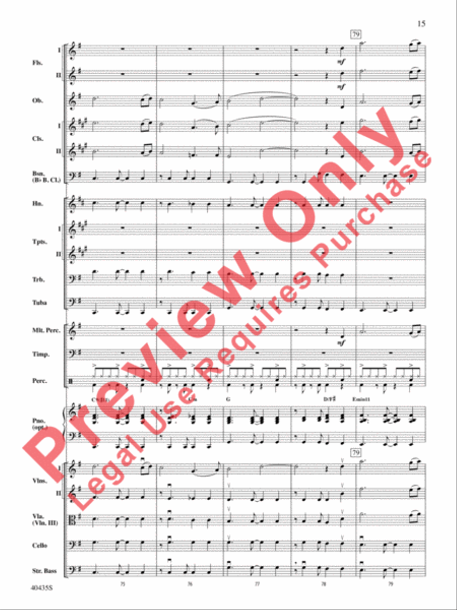Let Me Be Your Star Let Me Be Your Star Full Orchestra scores gallery preview page 16
