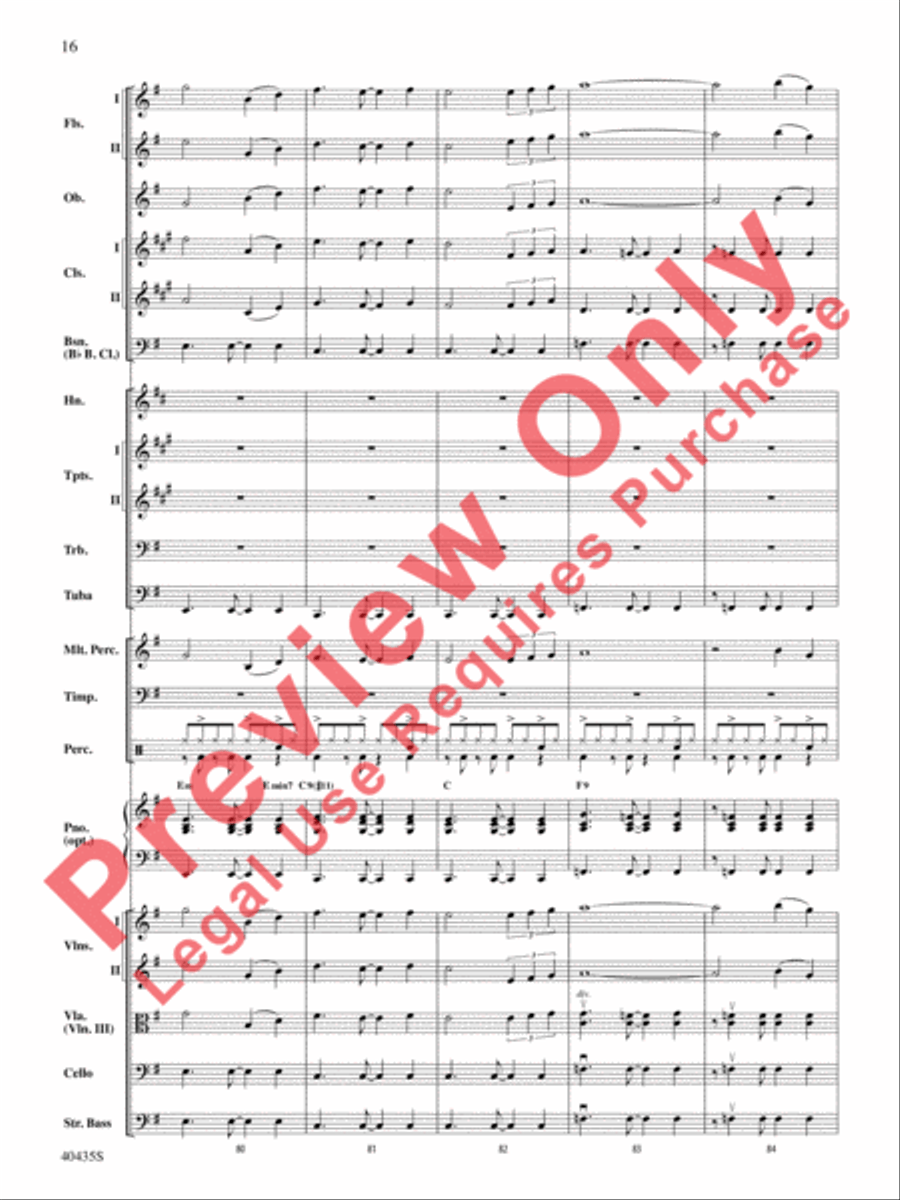 Let Me Be Your Star Let Me Be Your Star Full Orchestra scores gallery preview page 17