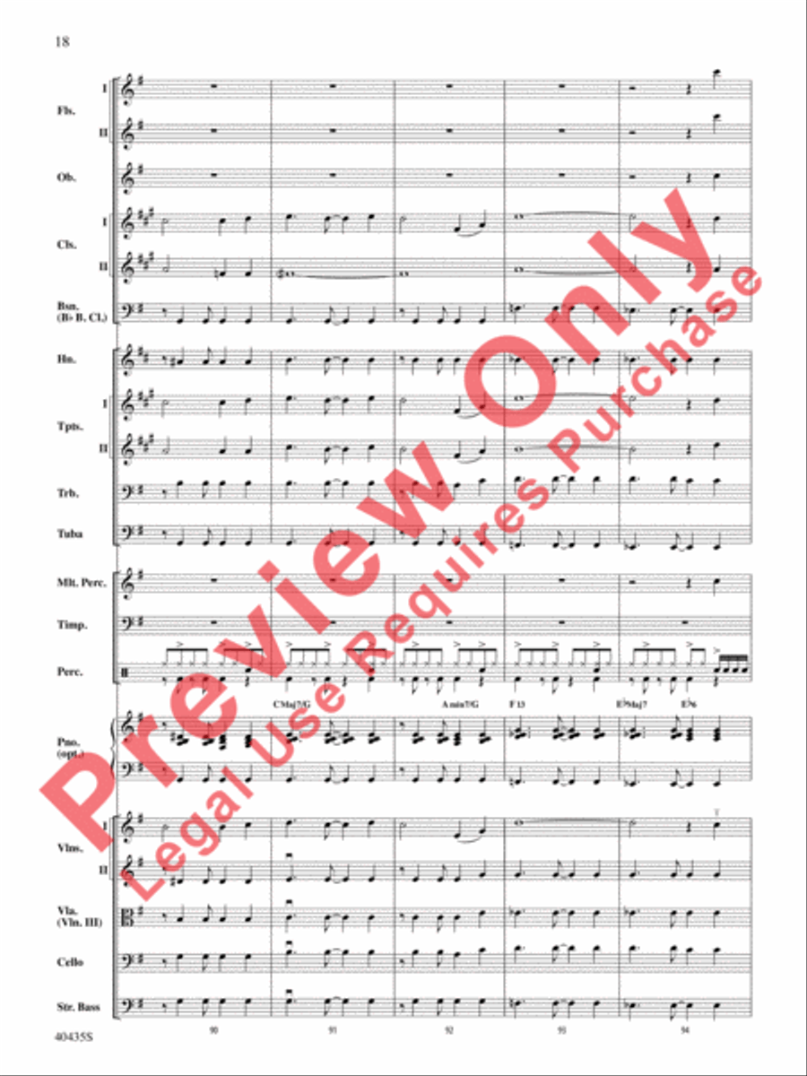 Let Me Be Your Star Let Me Be Your Star Full Orchestra scores gallery preview page 19