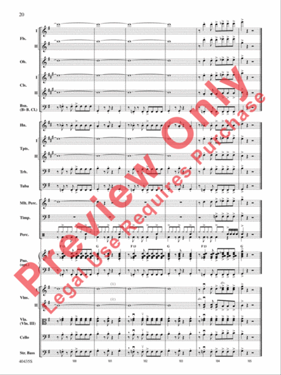 Let Me Be Your Star Let Me Be Your Star Full Orchestra scores gallery preview page 21