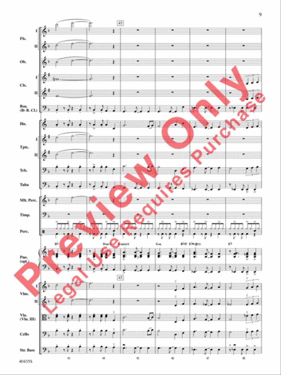 Let Me Be Your Star Let Me Be Your Star Full Orchestra scores gallery preview page 10