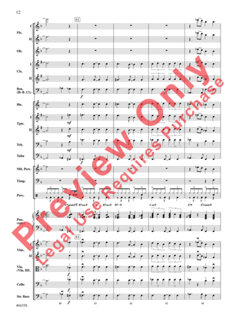 Let Me Be Your Star Let Me Be Your Star Full Orchestra scores gallery preview page 13