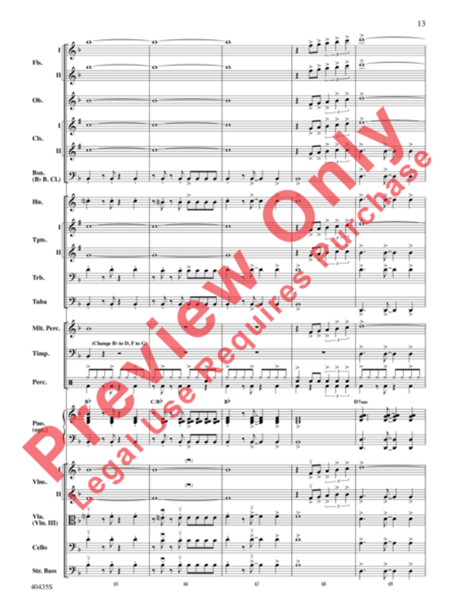 Let Me Be Your Star Let Me Be Your Star Full Orchestra scores gallery preview page 14